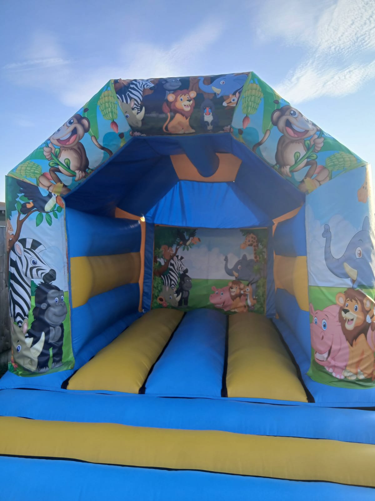 Jungle bouncy castle, 11x15ft