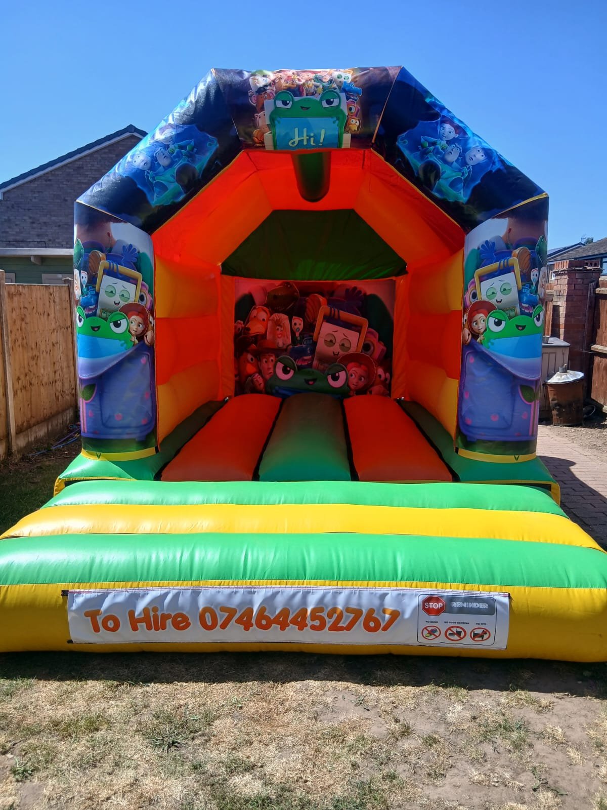 Toy Story bouncy castle, 11x15ft